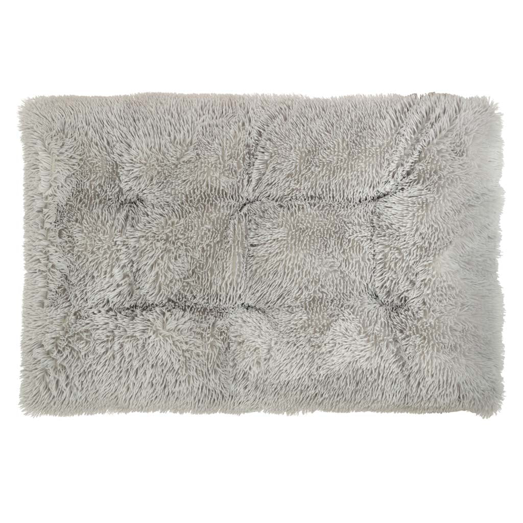 IKONKA Hundebett Katzenbett Kissen 110 x 75 cm grau