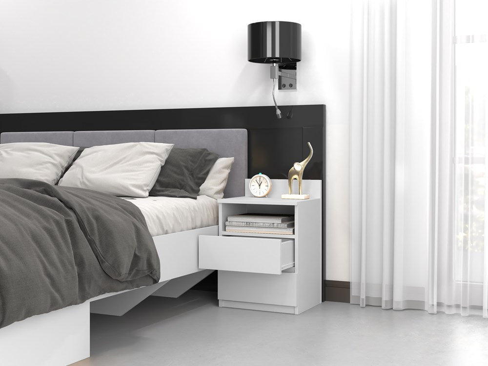 Nachttisch Malwa M1 WEISS – Produktabbildung 6