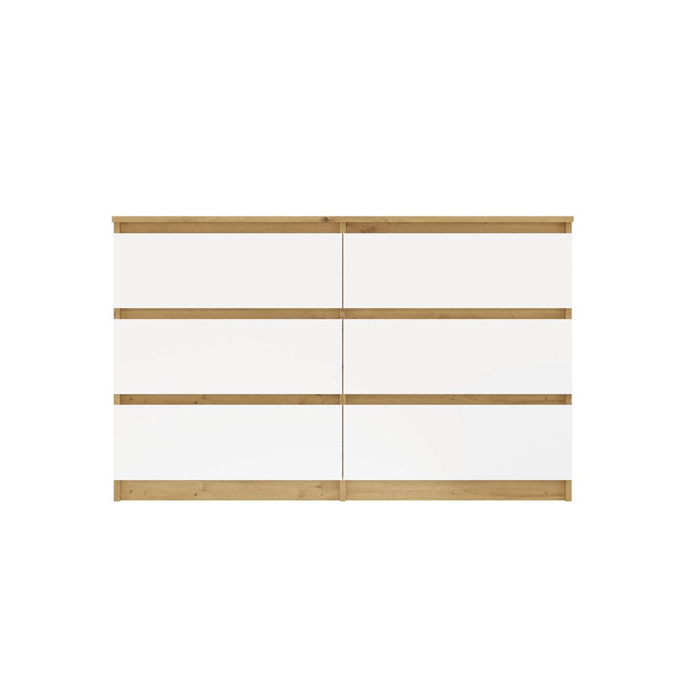 Kommode Malwa M6 120 EICHE ARTISAN WEISS – Produktabbildung 11