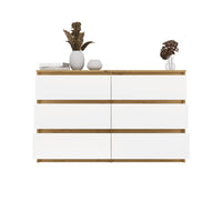 Kommode Malwa M6 120 EICHE ARTISAN WEISS – Produktabbildung 10