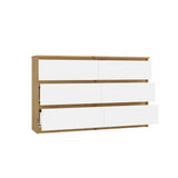 Kommode Malwa M6 120 EICHE ARTISAN WEISS – Produktabbildung 12