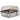 Stainless steel cat litter box, high-sided litter tray, basin, includes scoop, for large cats, 53x42x27cm