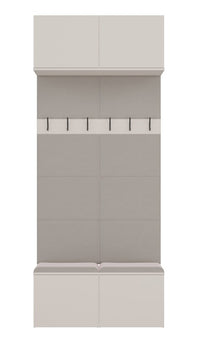 Garderobe Doppel-Kleiderpaneel HAGA II 2W KASCHMIR BEIGE – Produktabbildung 7