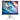 Projection screen in 4:3 format, cinema screen, presentation surface for home or office, black