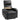 Massage chair, recliner, lounge chair, 1 folding table, 1 footrest; 77 cm x 93 cm x 105 cm, black