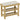 Shoe bench with seat, bamboo bench with storage, 2 open compartments, bench 60 x 29 x 49 cm cream white