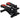 Mini stepper, compact stepper device for workout, fitness stepper with LCD monitor and non-slip pedals, black