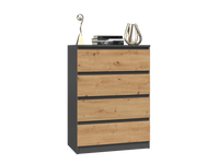 Kommode Malwa M4 ANTHRAZIT ARTISAN – Produktabbildung 2