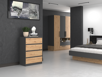 Kommode Malwa M4 ANTHRAZIT ARTISAN – Produktabbildung 5