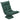 Floor chair with 5-way adjustable backrest, rotatable, modern upholstered chair, green