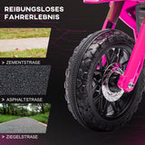 Electric motorcycle for children, 12V kids' motorcycle with training wheels, children's vehicle with horn and (7)
