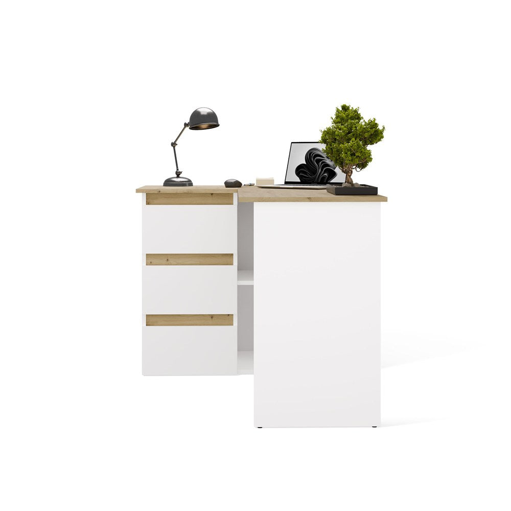 Schreibtisch NICEA LINKS ARTISAN WEISS – Produktabbildung 8