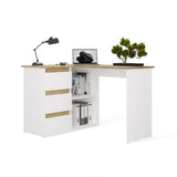 Schreibtisch NICEA LINKS ARTISAN WEISS – Produktabbildung 9