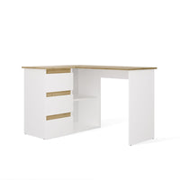 Schreibtisch NICEA LINKS ARTISAN WEISS – Produktabbildung 10