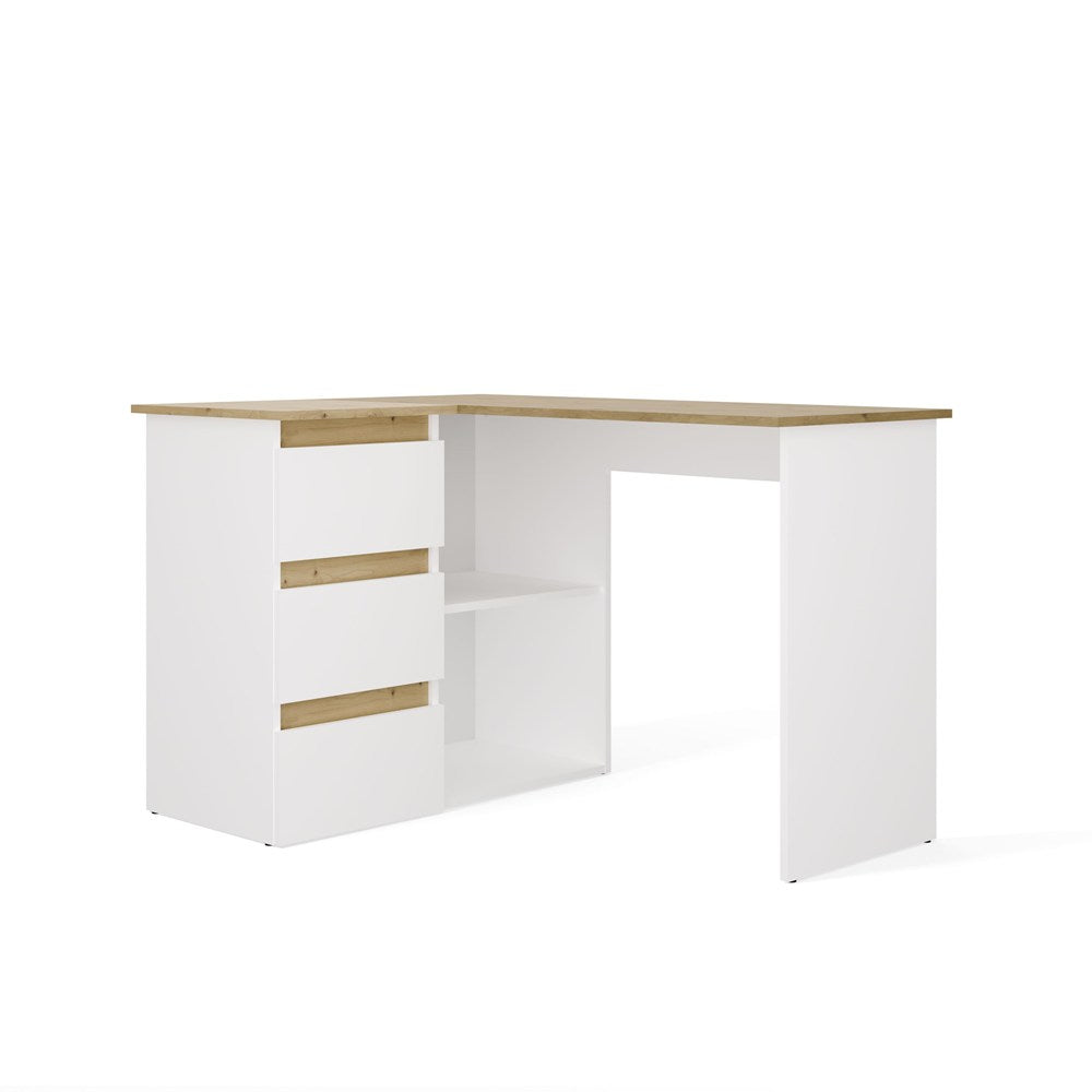 Schreibtisch NICEA LINKS ARTISAN WEISS – Produktabbildung 10