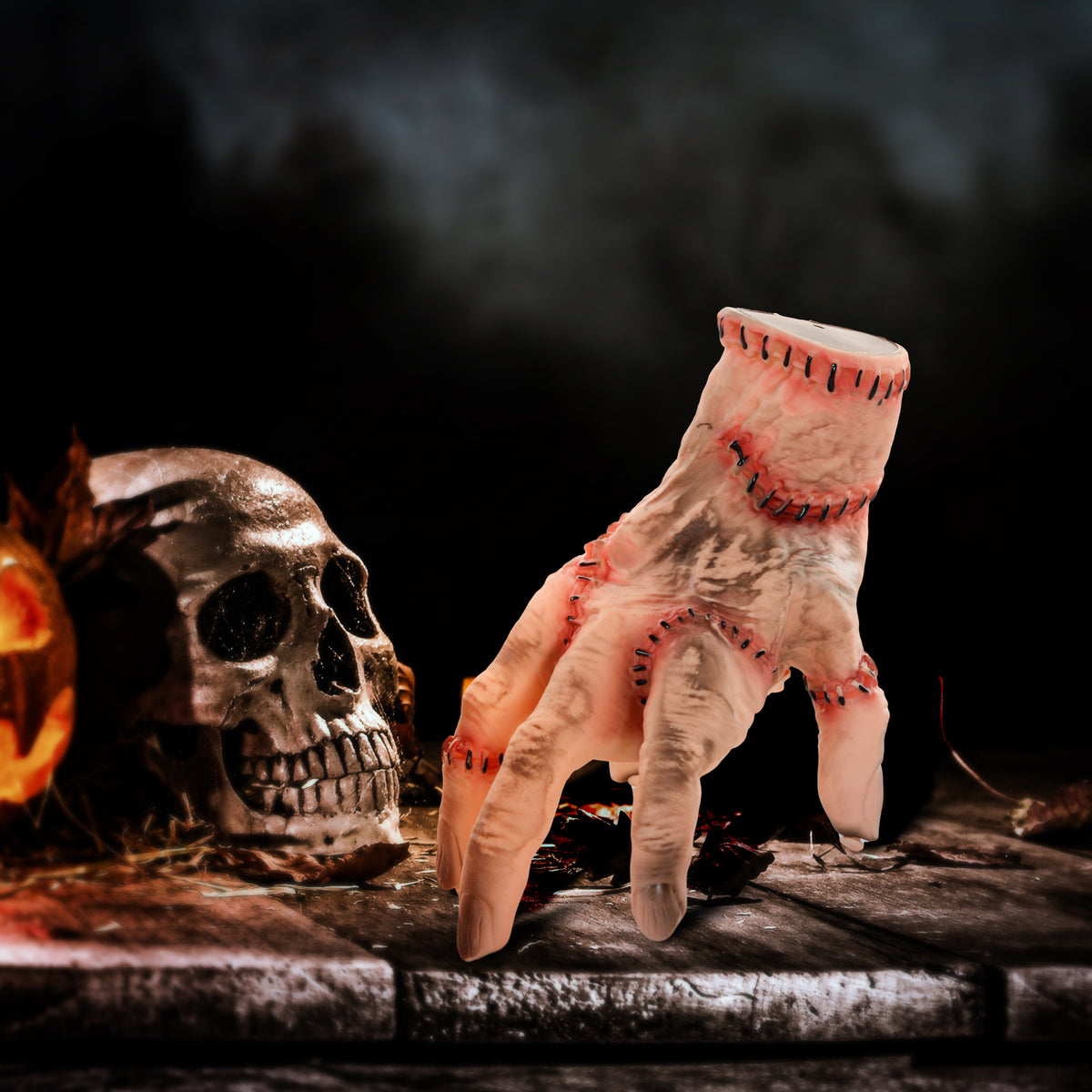 Horror hand, Halloween decoration, sound/touch activated, movable, sound (2)