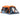 Tunnel tent 4-person family tent with bedroom and living room, skylights, groundsheet, standing height, 3000 mm