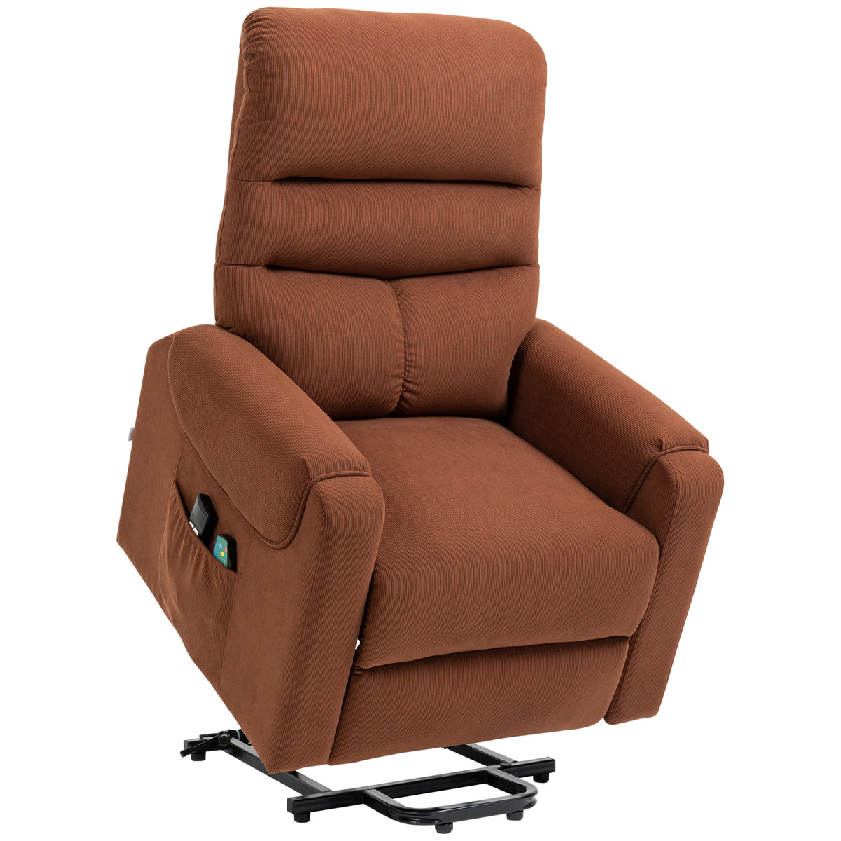 Electric power lift recliner, massage chair with reclining and heating functions, relax chair with remote