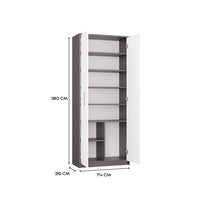 Regal Oliv 2D ANTHRAZIT WEISS – Produktabbildung 9