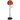 Basketball stand, height-adjustable, magnetic dartboard, 98-148cm, black