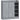 Shoe cabinet, space for 12 pairs of shoes, 2 doors and 4 open compartments, for hallway or entrance area, grey