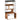Cat litter box with 3-tier shelf and scratching post, enclosed cat litter box, 80 x 48 x 152 cm, brown