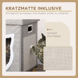 Cat cave, cat house, incl. play ball, washable cushion, 35.5 cm x 35.5 cm x 42.5 cm (5)