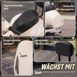 Electric Motorcycle for Kids Mini Vespa GTS 6V Electric Motorbike with Lithium Battery Ergonomic Seat Backrest (7)