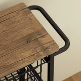 4-tier kitchen trolley on wheels, rolling serving cart, kitchen trolley with 4 steel baskets, serving cart (9)