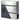 Wall-mounted mailbox, weatherproof with newspaper holder and 2 keys for exterior wall, dark gray