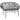 Rattan lounge chair in boho style, 132 cm x 72 cm x 83 cm, black