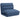 Bean bag with bed function, adjustable backrest, foldable, up to 120kg, 70 x 72 x 56 cm, dark blue