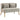 2-seater sofa, small chenille sofa with wingback, thick seat, rubberwood legs, beige