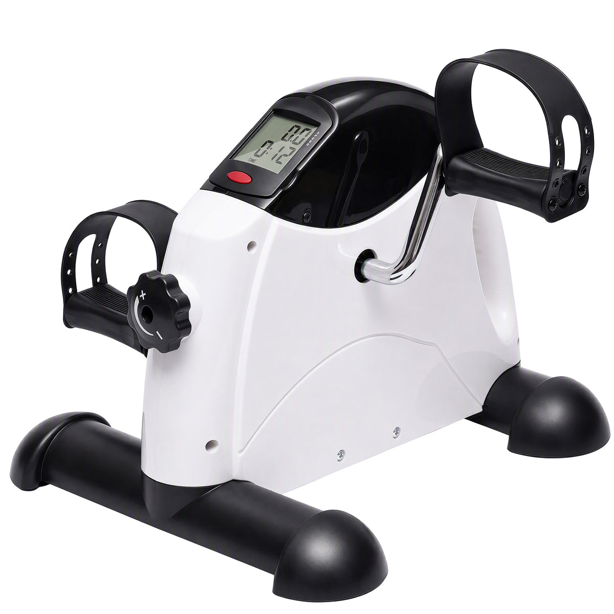 Mini Exercise Bike Fitness Pedal Trainer with LED Display, 5 Models, Arm and Leg Trainer Fitness Equipment Home
