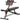 Weight Bench Fitness Bench Incline Bench Multifunctional Ab Trainer Adjustable Steel Black 64 x 146 x 73.5-85 cm