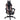Gaming chair with cat ears, tiltable backrest, retractable footrest, up to 120 kg, pink/black