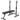 Weight bench, 8 positions, foldable, steel base, padded, faux leather, 98-122H x 140L x 73W cm, black/grey