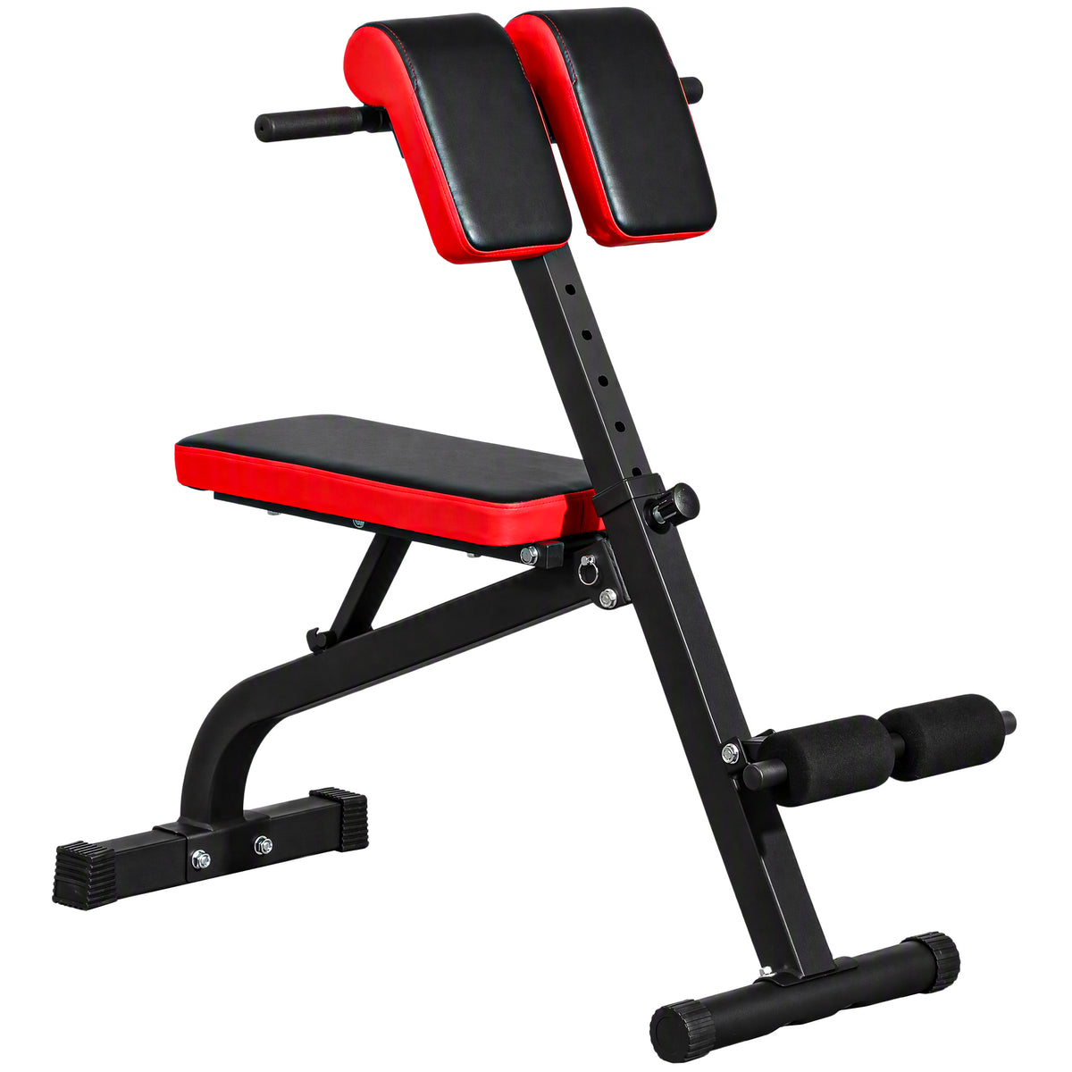 Roman Chair Hyperextension Bench & Adjustable Weight Bench, Multi-functional Fitness Bench up to 300 kg