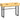 Console Table, Narrow Hallway Table with 2 Drawers, Metal Frame, for Hallway 110 x 35 x 76.5 cm Natural