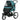 Dog stroller, foldable, sun canopy, mesh window, storage basket, dark green, 111 x 58 x 107 cm