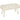 Modern footstool with metal legs, upholstered seat, for living room, bedroom, hallway, cream white