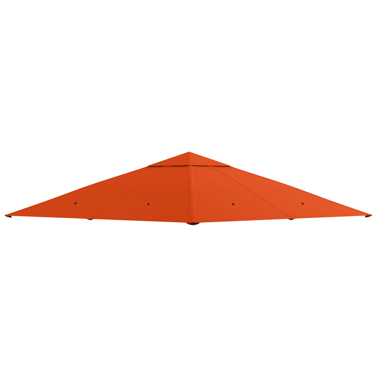 Replacement roof for garden pavilion, polyester, 2.98 x 2.98 m, orange