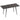 Extendable dining table, expandable table for 6-8 people, kitchen table with solid steel legs