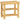 Bamboo shoe bench, shoe rack with 2 shelves, seat, for hallway, entryway, 50x28x45cm, natural