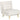 Convertible chair bed, 6-level adjustable backrest, linen-look fabric, up to 120 kg, cream