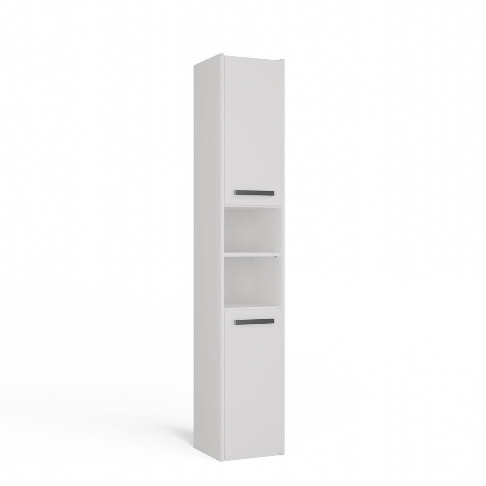 Badezimmer-Hochschrank Sara S30 WEISS