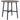 Dining table kitchen table, large table, industrial design, rustic design, Φ80 x 76 cm, brown