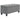 Bench, upholstered bench with storage, linen-look polyester, rubberwood, 100 x 40 x 44 cm, light gray