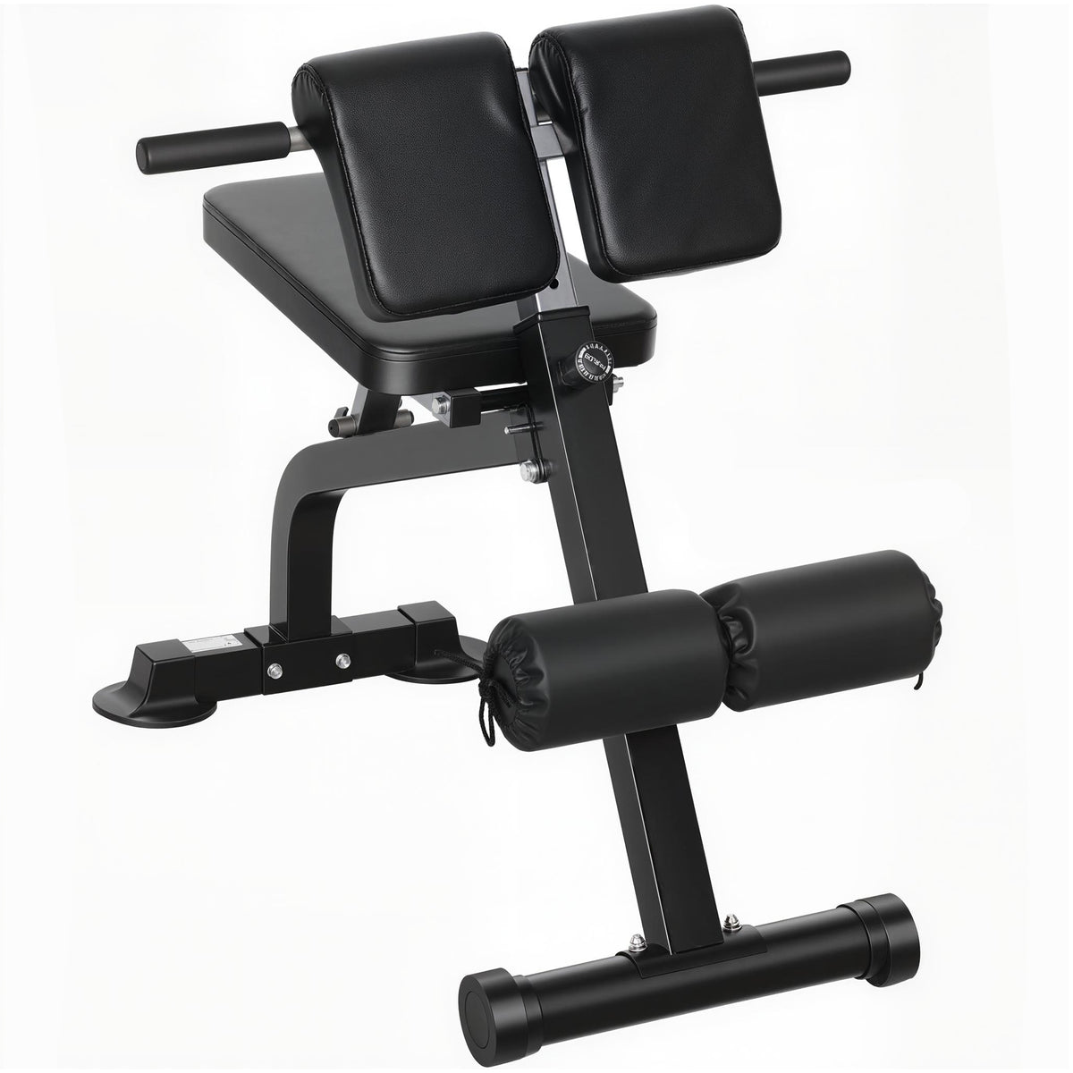 Training bench, weight bench, fitness bench, steel frame, black