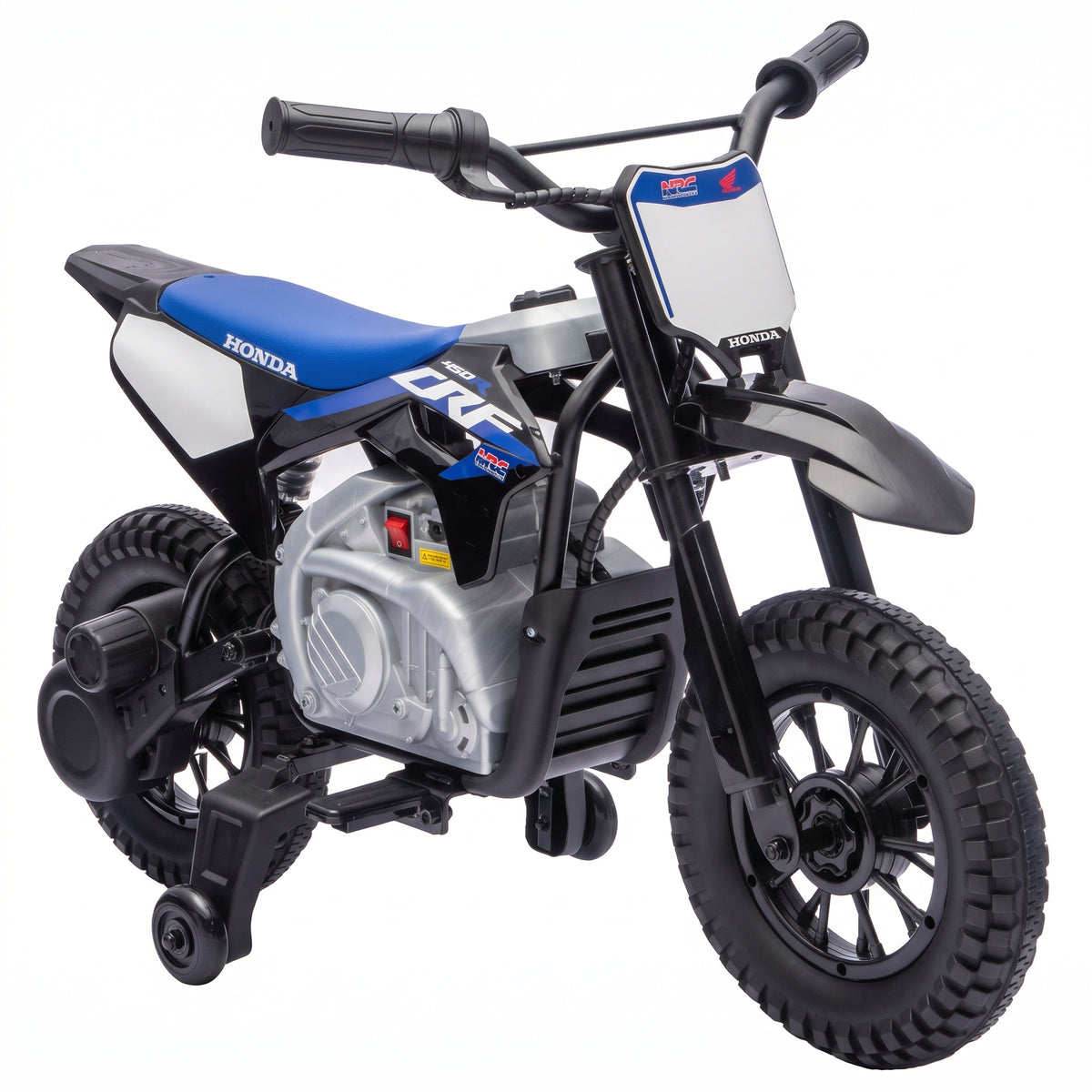 Kids' Electric Motorcycle HONDA CRF 450R 12V Children's Motocross with 35W Motor, Lithium Battery, Rear